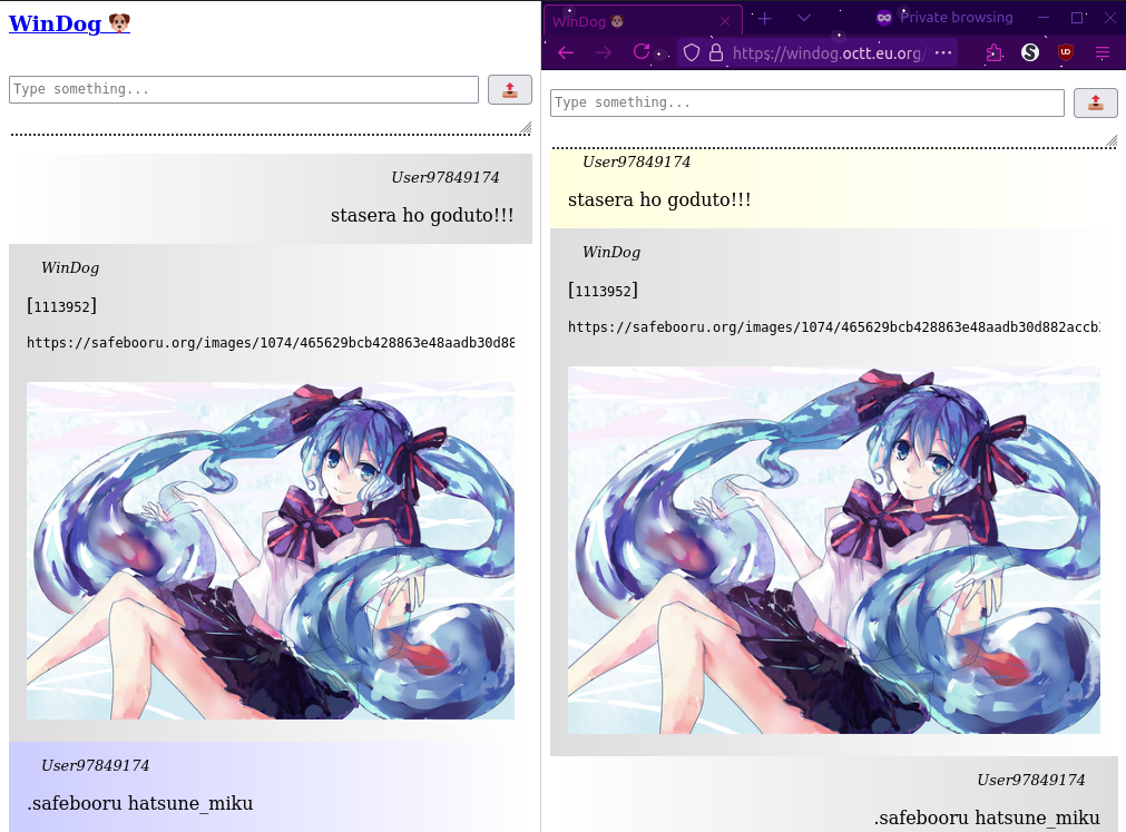 WinCane con il web reale
